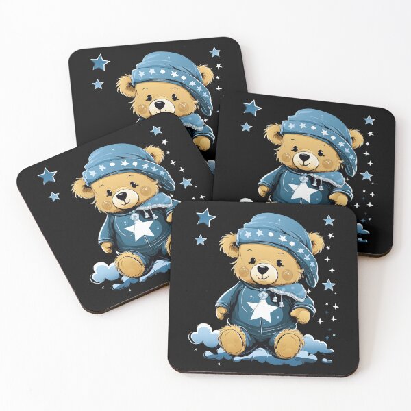 Item preview, Teddy bear in nightcap designed and sold by FlyingRaven1.