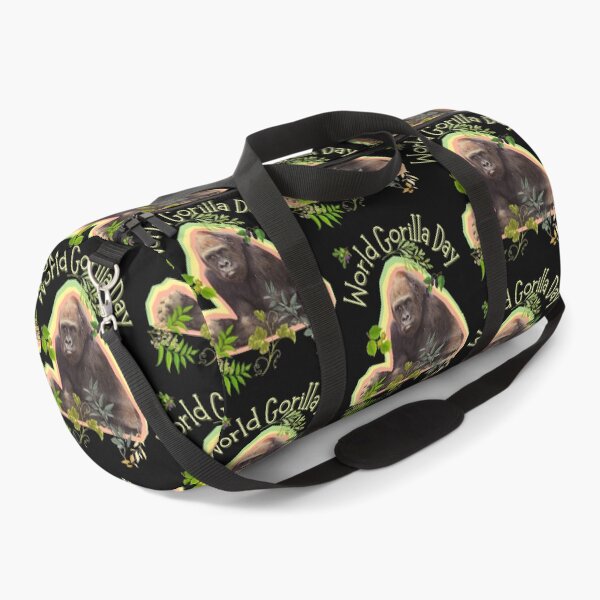 Item preview, World Gorilla Day Gorilla Conservation Colorful Design designed and sold by EarthArtDesigns.