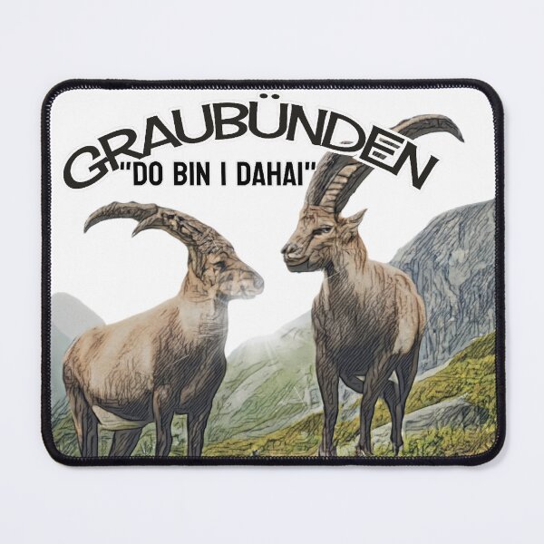 Item preview, Capricorns Graubünden "DO BIN I DAHAI" SWITZERLAND designed and sold by TheBear25.