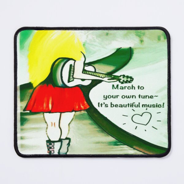 Item preview, Guitar Girl March to Your Own Beat designed and sold by gleefulme.