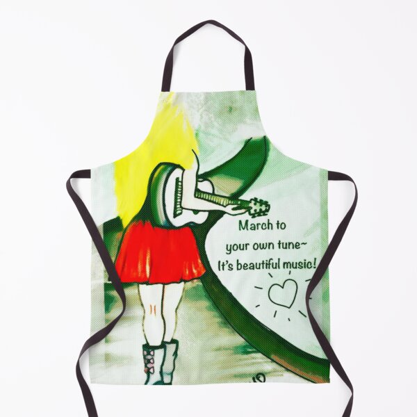 Item preview, Guitar Girl March to Your Own Beat designed and sold by gleefulme.