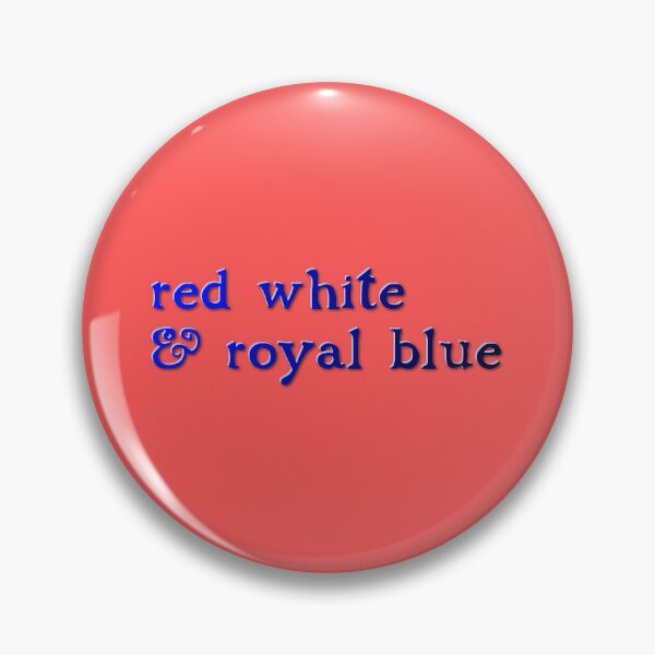 Item preview, red white & royal blue designed and sold by Silly Stickers Etc..