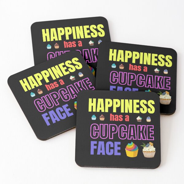 Item preview, Happiness has a cupcake face designed and sold by studio468.