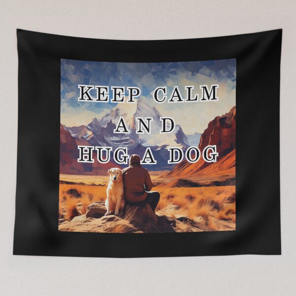 Item preview, Keep Calm and Hug a Dog designed and sold by AceILA.