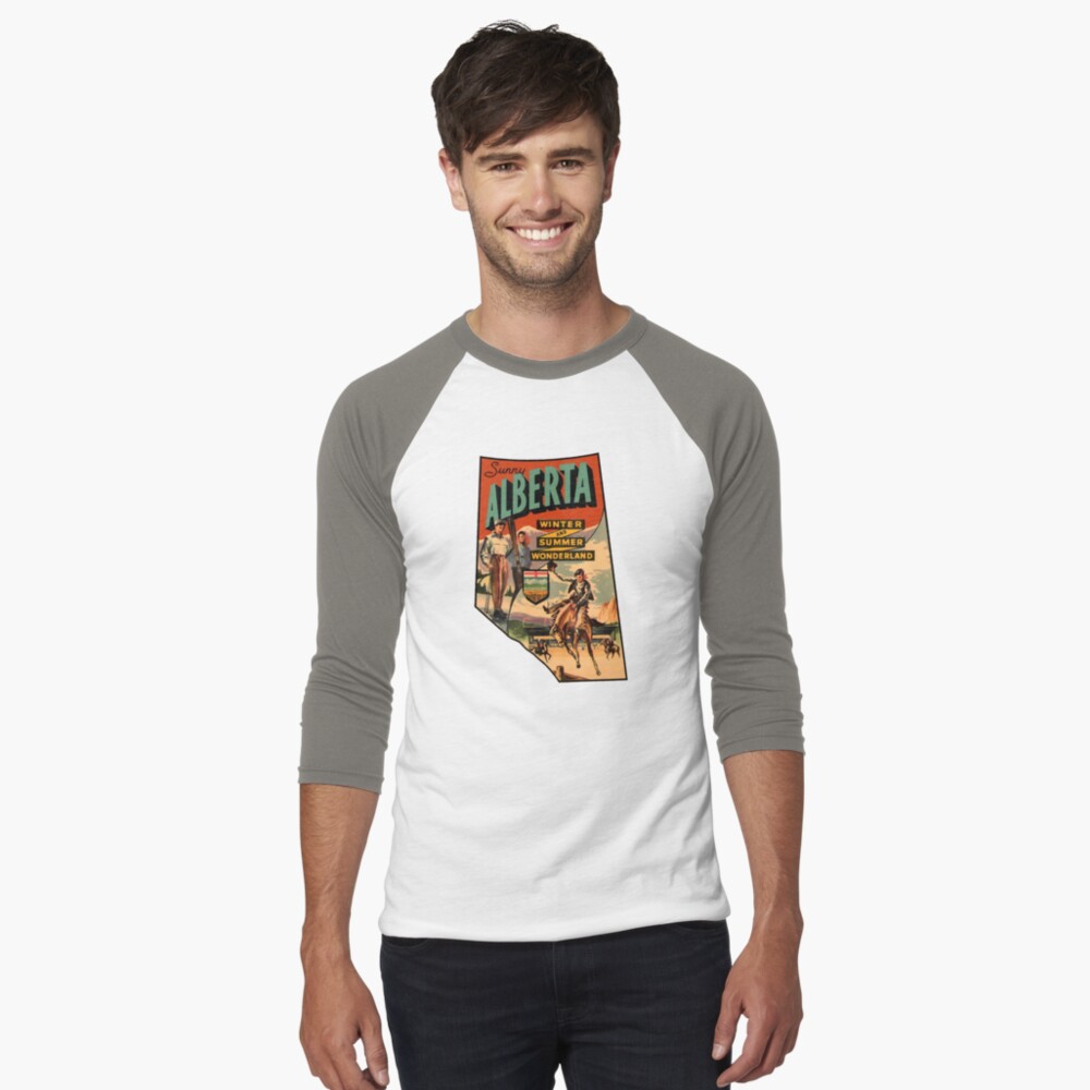 Item preview, Baseball ¾ Sleeve T-Shirt designed and sold by hilda74.