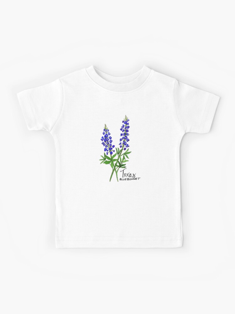 State Flower: Texas - Bluebonnet | Kids T-Shirt
