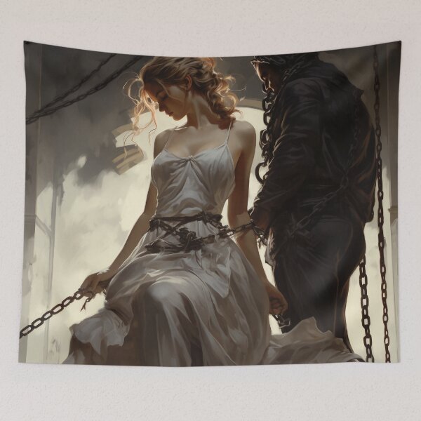Item preview, Radiant Redemption: A Digital Ode to the Ethereal Maiden designed and sold by oanaunciuleanu.
