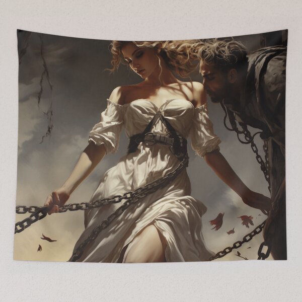 Item preview, Radiant Redemption: A Digital Ode to the Ethereal Maiden designed and sold by oanaunciuleanu.