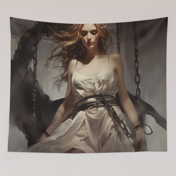 Item preview, Radiant Redemption: A Digital Ode to the Ethereal Maiden designed and sold by oanaunciuleanu.