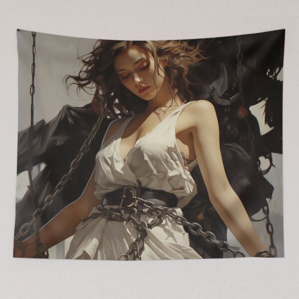 Item preview, Radiant Redemption: A Digital Ode to the Ethereal Maiden designed and sold by oanaunciuleanu.