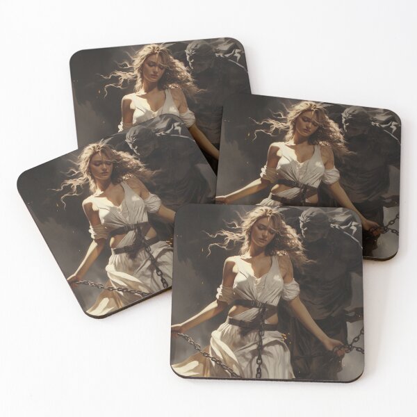 Item preview, Radiant Redemption: A Digital Ode to the Ethereal Maiden designed and sold by oanaunciuleanu.