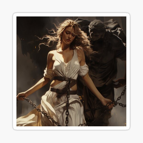 Item preview, Radiant Redemption: A Digital Ode to the Ethereal Maiden designed and sold by oanaunciuleanu.