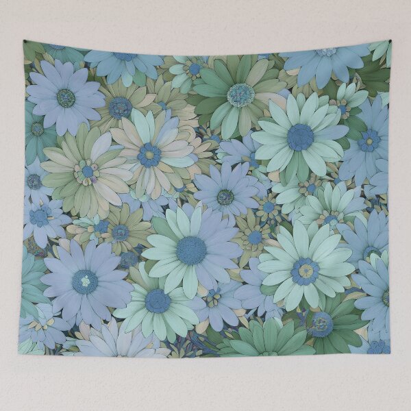 Item preview, Flowercore Maximalist Flowers Viewed From Above - Bohemian Style Floral Display 1 of 4 designed and sold by Beachy.