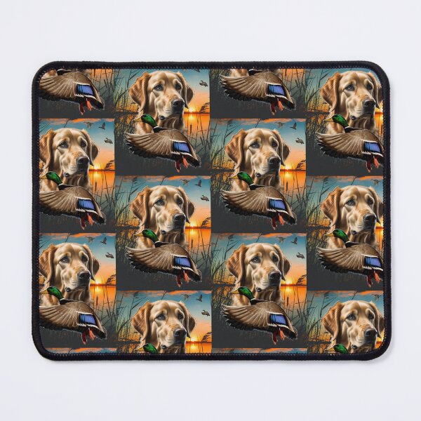 Item preview, Golden Retriever and Flying Mallard Sunrise Duck Hunt Design designed and sold by LifeCrush.
