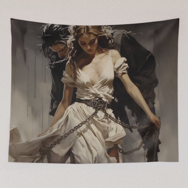 Item preview, Radiant Redemption: A Digital Ode to the Ethereal Maiden designed and sold by oanaunciuleanu.