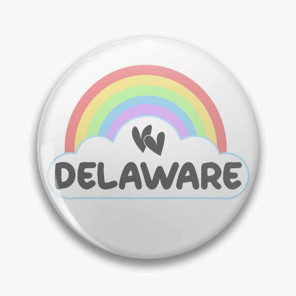 Item preview, Delaware Gay Pride Rainbow - LGBTQIA designed and sold by prideparadise.