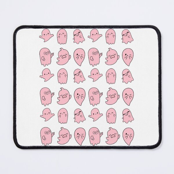 Item preview, Pink Cute Ghosts Halloween White designed and sold by Lab4YourStyle.