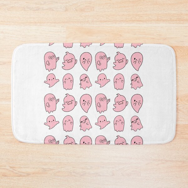 Item preview, Pink Cute Ghosts Halloween White designed and sold by Lab4YourStyle.