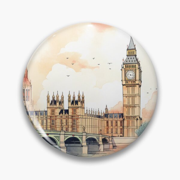Item preview, London's Big Ben Sunset Landscape designed and sold by FabUniverse.