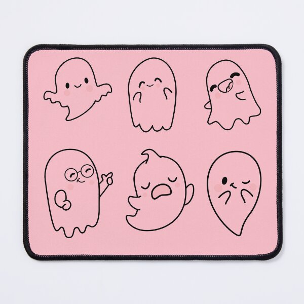 Item preview, Pink Cute Ghosts Halloween Pink designed and sold by Lab4YourStyle.