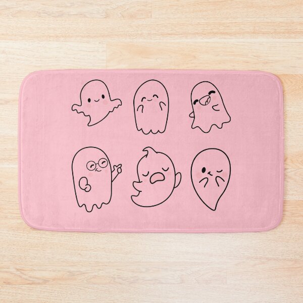 Item preview, Pink Cute Ghosts Halloween Pink designed and sold by Lab4YourStyle.
