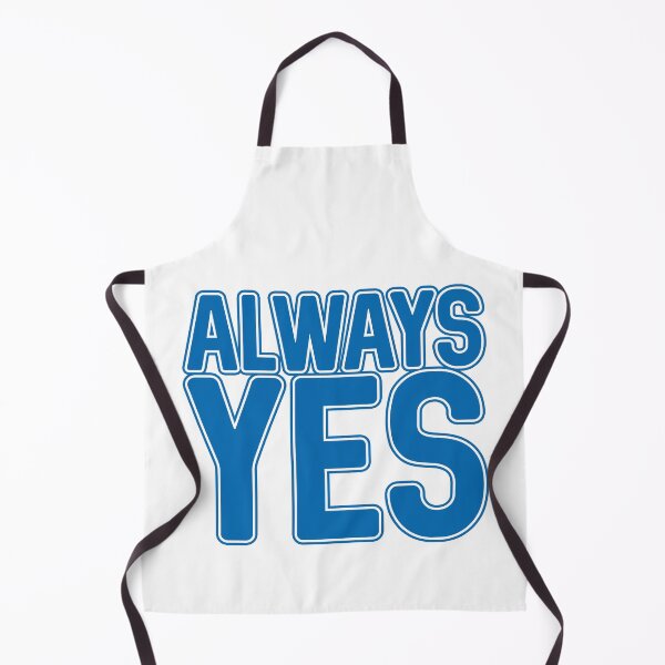 Item preview, ALWAYS YES, Scottish Independence Saltire Flag Blue and White Text Slogan designed and sold by MacPean.