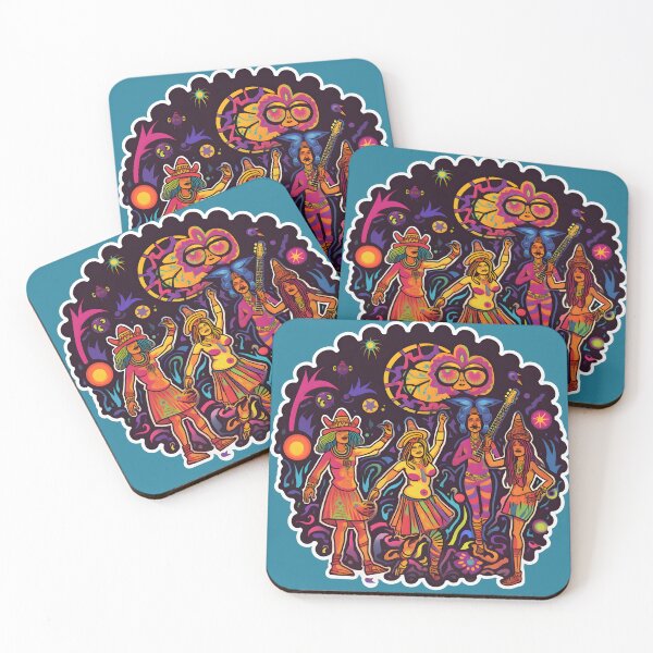 Item preview, Goa Party: Radiant Vibes of Coastal Bliss designed and sold by Mr.Psychedelia.