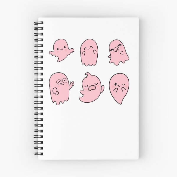 Item preview, Pink Cute Ghosts Halloween White designed and sold by Lab4YourStyle.