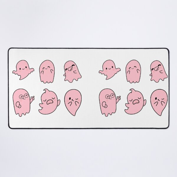 Item preview, Pink Cute Ghosts Halloween White designed and sold by Lab4YourStyle.