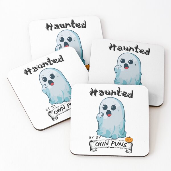Item preview, Haunted by my Own Puns | Halloween designed and sold by ComicHac.