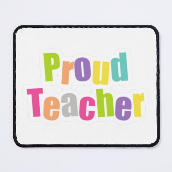 Item preview, Proud Teacher Sticker designed and sold by Romina  Monsalve.