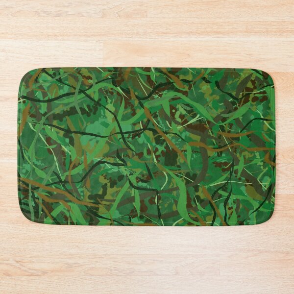 Item preview, abstract plant , moro, pattern, green, camouflage designed and sold by neurostructure.