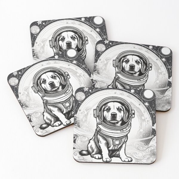 Item preview, Cute Puppy Astronaut designed and sold by IvoryTowers.