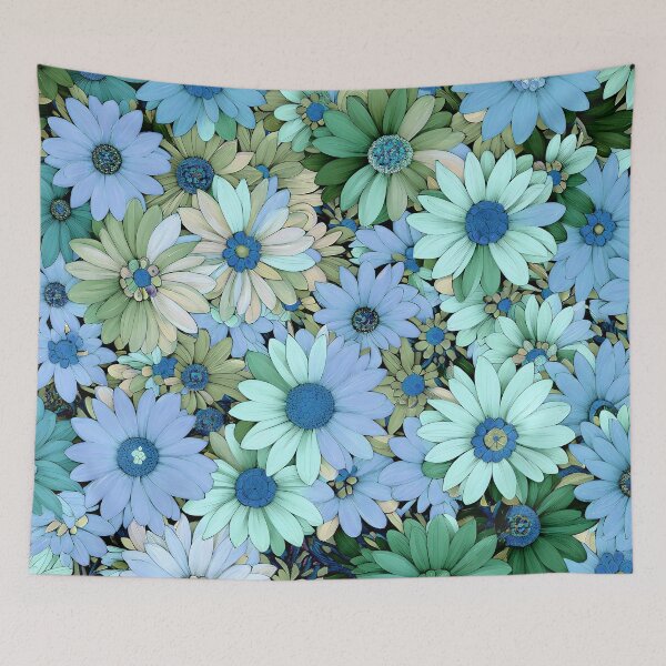 Item preview, Flowercore Maximalist Flowers Viewed From Above - Bohemian Style Floral Display 2 of 4 designed and sold by Beachy.