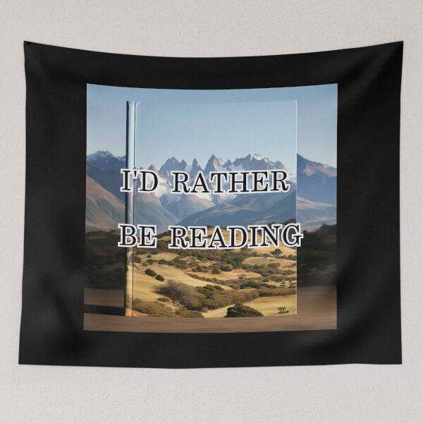 Item preview, I'd Rather Be Reading designed and sold by AceILA.