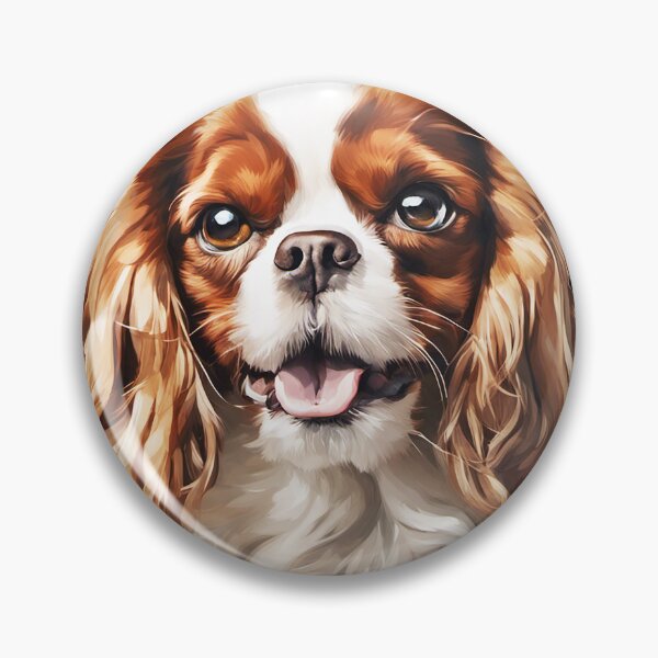 Aperçu de l'œuvre Portrait d'épagneul Cavalier King Charles créée et vendue par SAS-Designer.