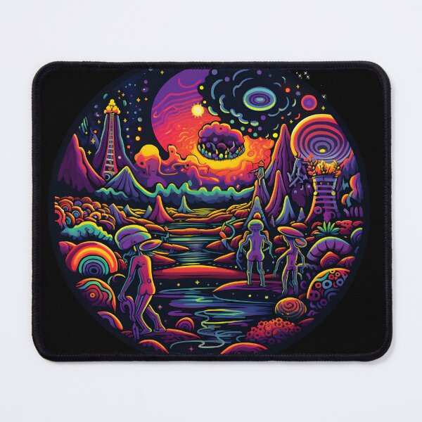Aperçu de l'œuvre Goa Rhythms : visualisation du rythme trippant créée et vendue par Mr.Psychedelia.
