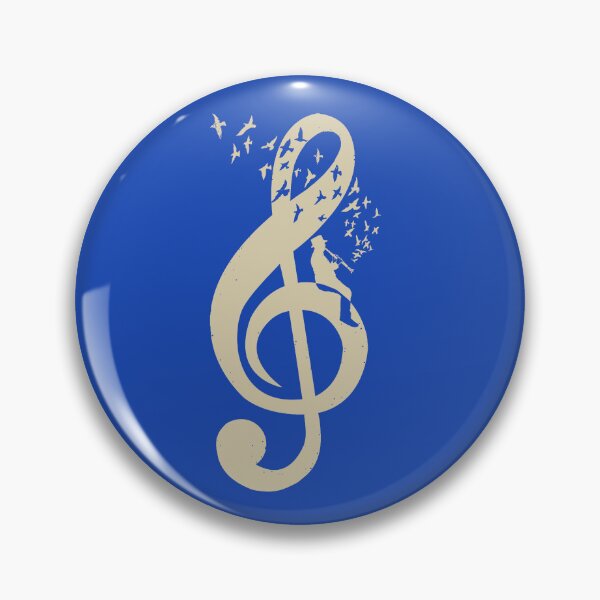 Item preview, Treble Clef -  Music Clarinet - Vintage designed and sold by barmalisiRTB.