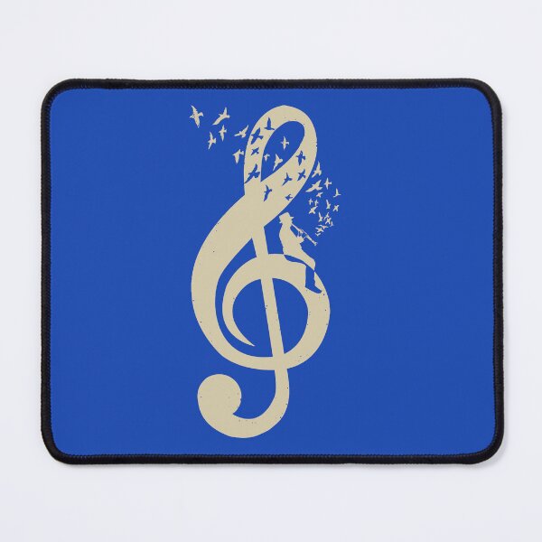 Item preview, Treble Clef -  Music Clarinet - Vintage designed and sold by barmalisiRTB.