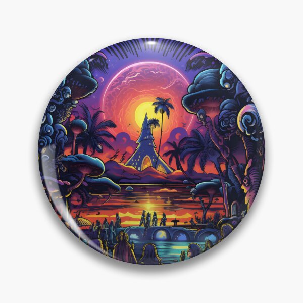 Artikelvorschau, Goa PsycheScape: Jenseits des Horizonts der Vorstellungskraft entworfen und verkauft von Mr.Psychedelia.