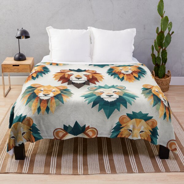 Item preview, Lion Face Patterns designed and sold by EffatDezign.