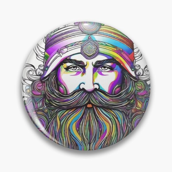 Item preview, Psychedelic Dwarven King designed and sold by IvoryTowers.