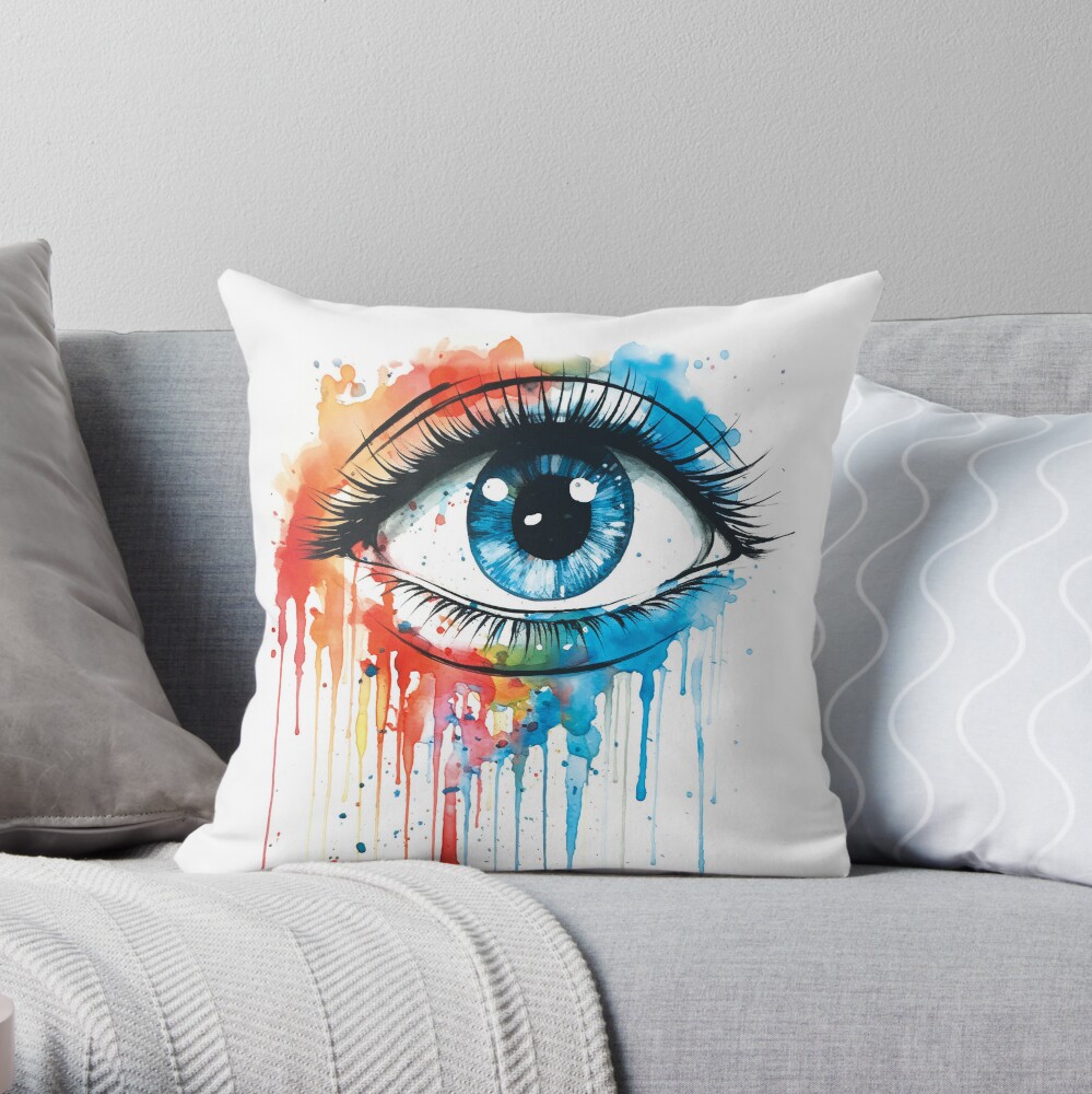 Item preview, Throw Pillow designed and sold by ColorsByNatasha.