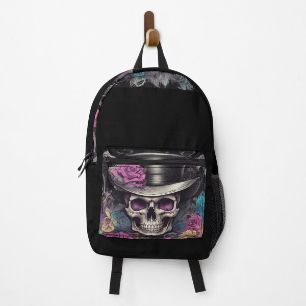 Item preview, Scull With Hat And Roses designed and sold by Zvezdas1991.
