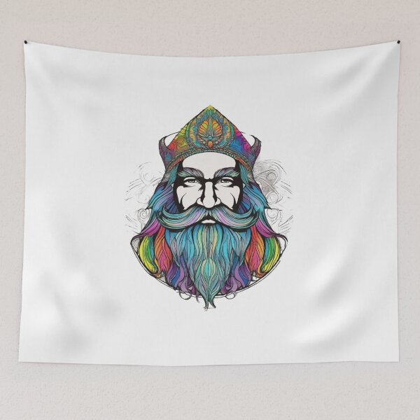 Item preview, Trippy Dwarven King designed and sold by IvoryTowers.