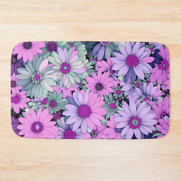 Item preview, Flowercore Maximalist Flowers Viewed From Above - Bohemian Style Floral Display 3 of 4 designed and sold by Beachy.
