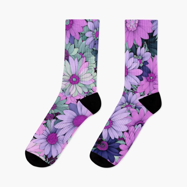 Item preview, Flowercore Maximalist Flowers Viewed From Above - Bohemian Style Floral Display 3 of 4 designed and sold by Beachy.