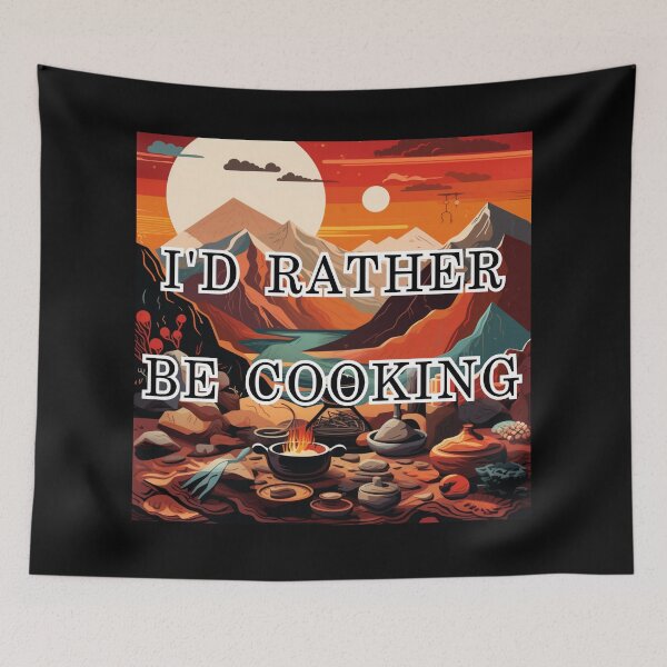 Item preview, I'd Rather Be Cooking designed and sold by AceILA.