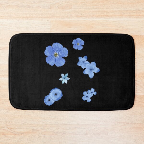 Item preview, Little blue flowers designed and sold by Mateusz Majcherek.