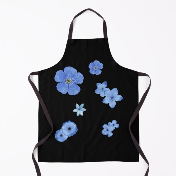 Item preview, Little blue flowers designed and sold by Mateusz Majcherek.